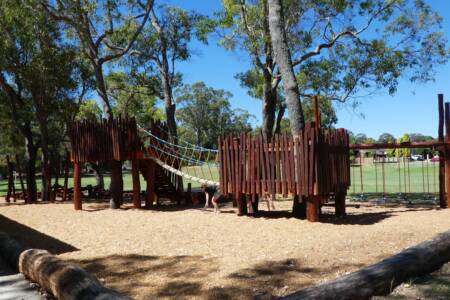 Kids’ playgrounds another casualty of logging ban