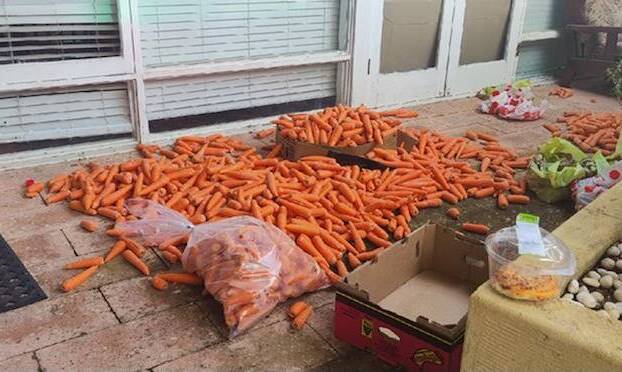 Article image for Rumour Confirmed: Huge amount of carrots and potatoes dumped on doorstep