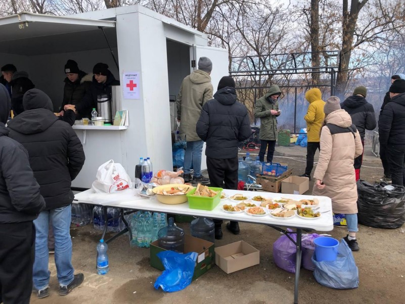 Article image for The Ukrainian father and worker leading a refugee shelter for 2000 people