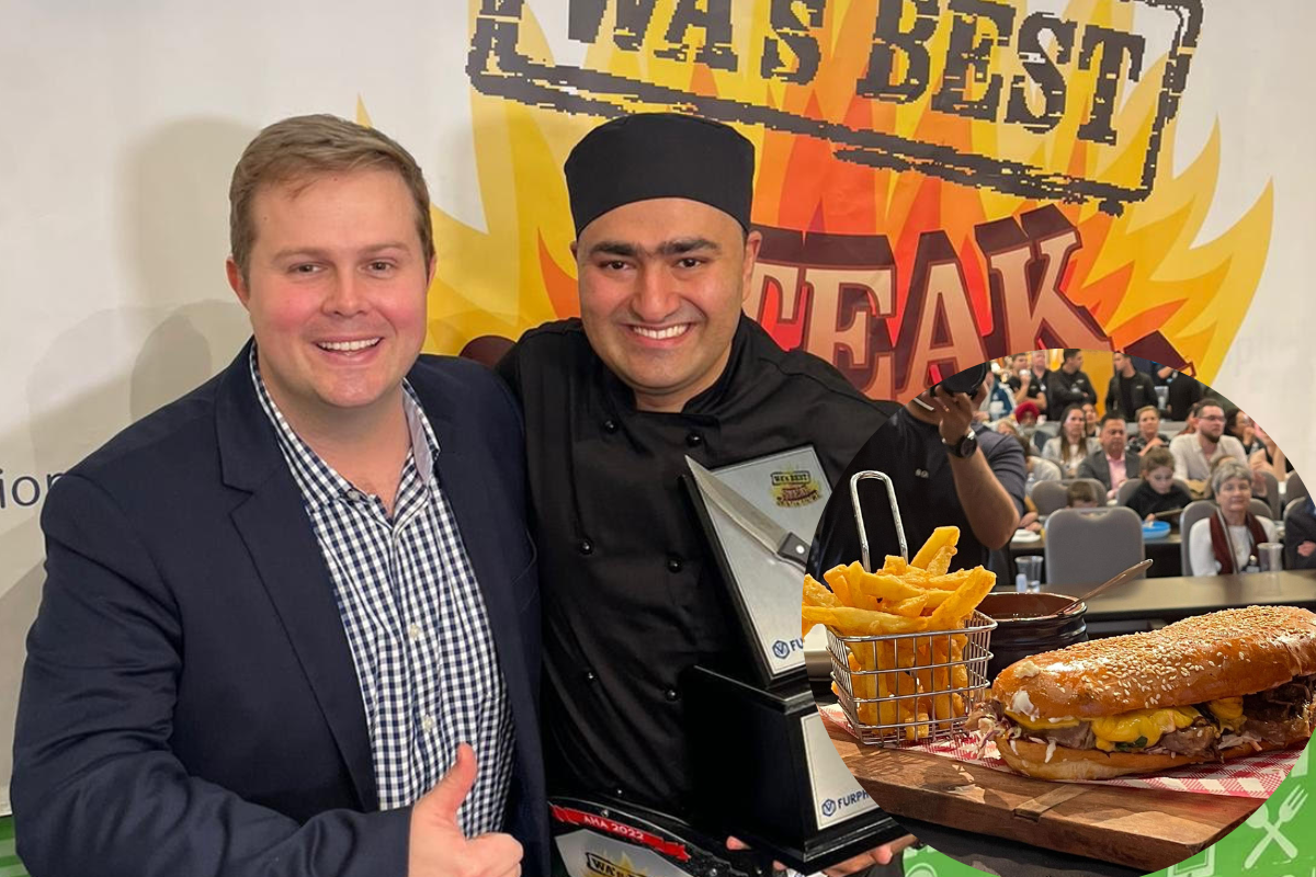 Article image for Chef takes the win for ‘WA’s Best Steak Sandwich’ with a controversial creation