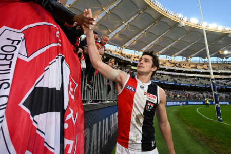 The Saints finish strong against the Eagles at Optus Stadium