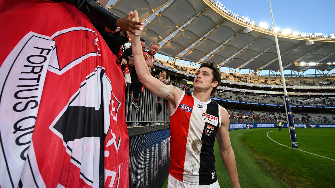 Article image for The Saints finish strong against the Eagles at Optus Stadium