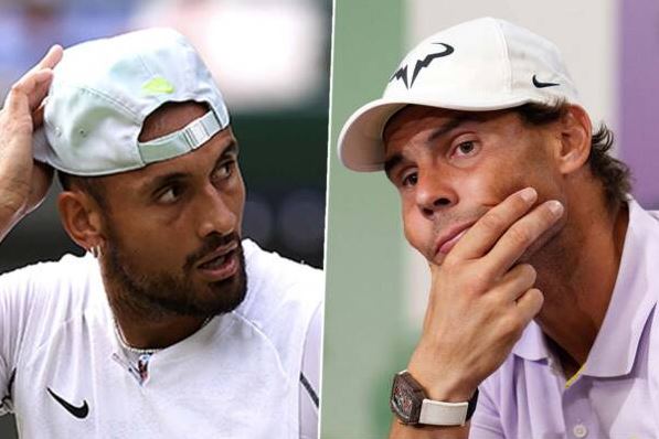Article image for Kyrgios gets walkover to Wimbledon final after Nadal withdrawal
