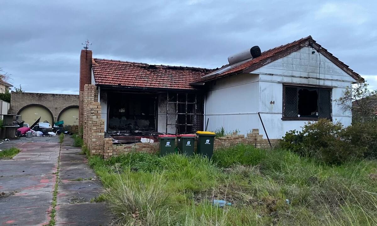 Article image for Mystery message scrawled at house fire in Yokine