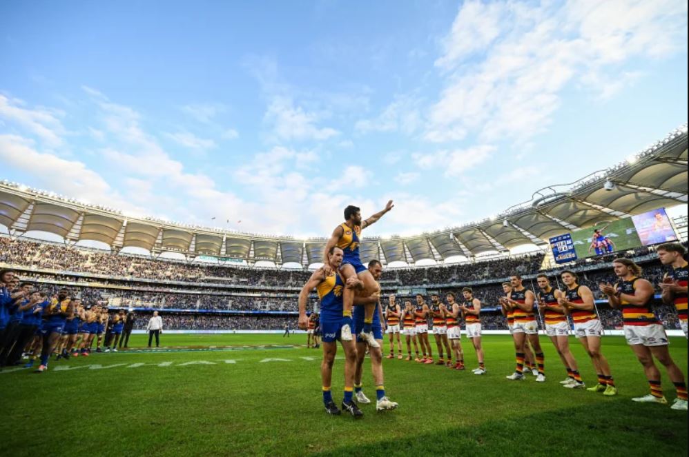 Article image for ‘Bit of relief’: Josh Kennedy reflects on epic footy farewell