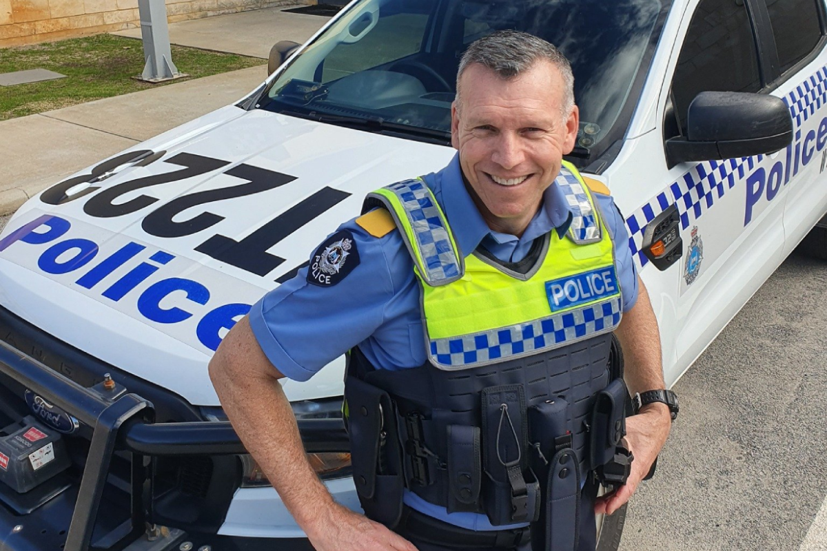Article image for ‘I’m so excited’: Constable starts his first shift for WA Police at 55 years old
