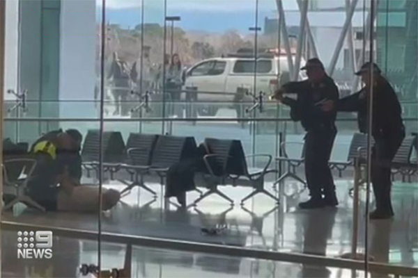 Article image for Man charged after allegedly opening fire at Canberra Airport