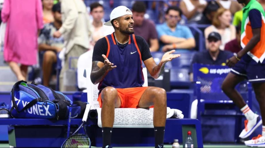 Article image for High drama: Kyrgios fumes at weed smoke smell at US Open