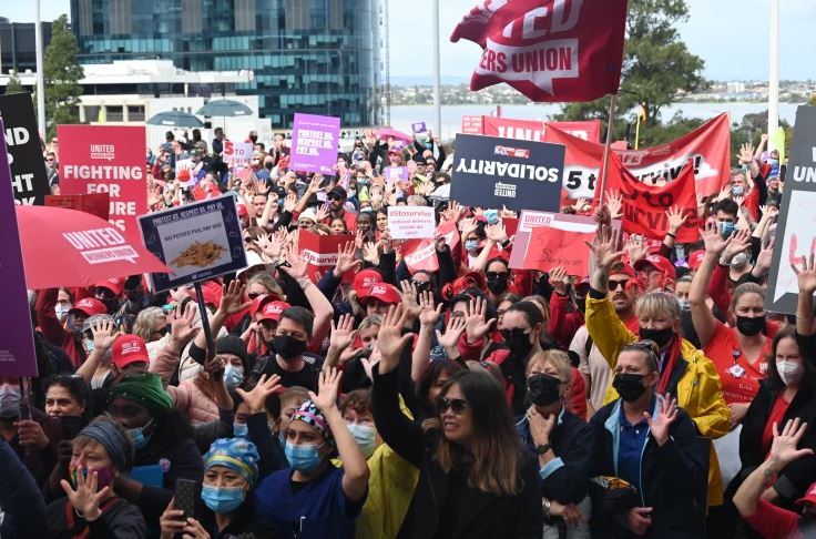 Article image for WA nurses fighting for better conditions and more money