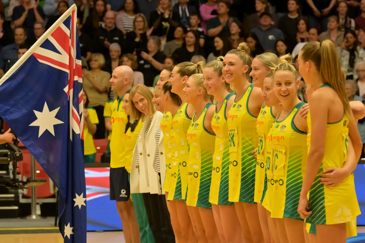 Article image for Australian netball team goes to war with Hancock Prospecting sponsor