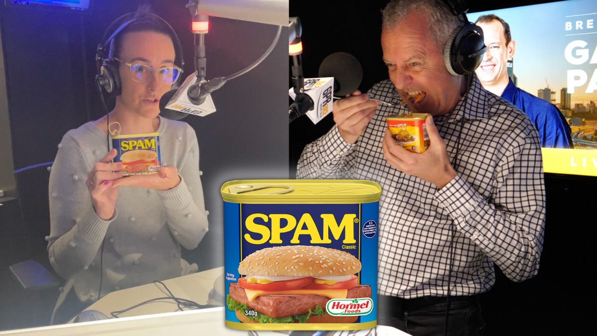 Article image for Spam is back, baby: Gibbo and Barnesy try it for the first time