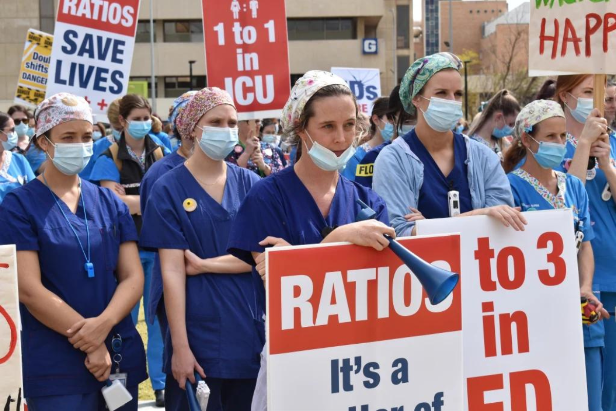 Article image for Thousands of WA nurses to take part in two-hour strike on Wednesday