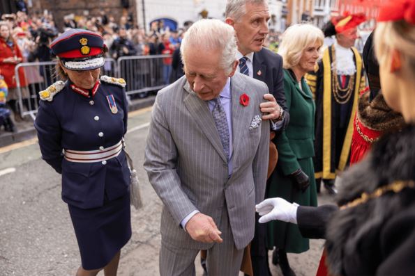 Article image for Uni student detained after throwing eggs at King Charles III