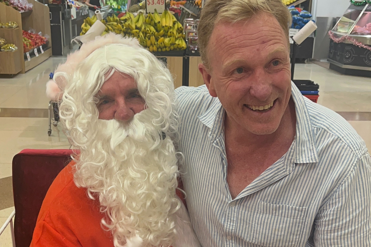 Article image for WATCH | Millsy laps it up as secret Santa