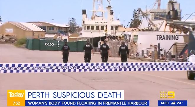 Article image for Homicide squad probe death of woman found floating in Fremantle Harbour
