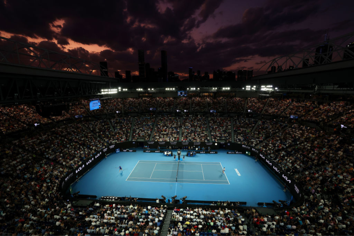 Article image for Aus Open spectators detained after pro-Russian flag uproar