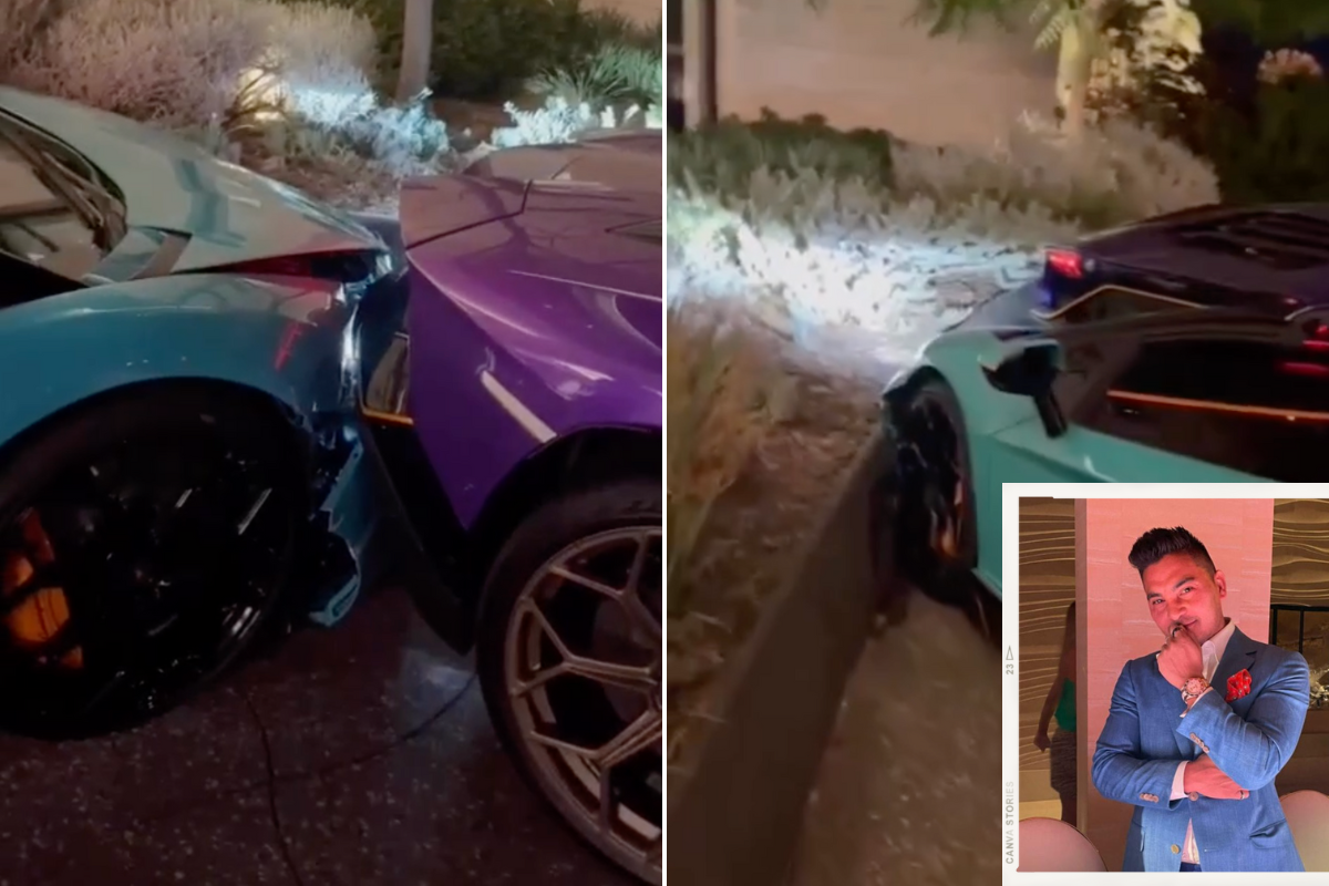 Article image for WATCH: Crown valet crashes two Lamborghinis owned by Perth billionaire