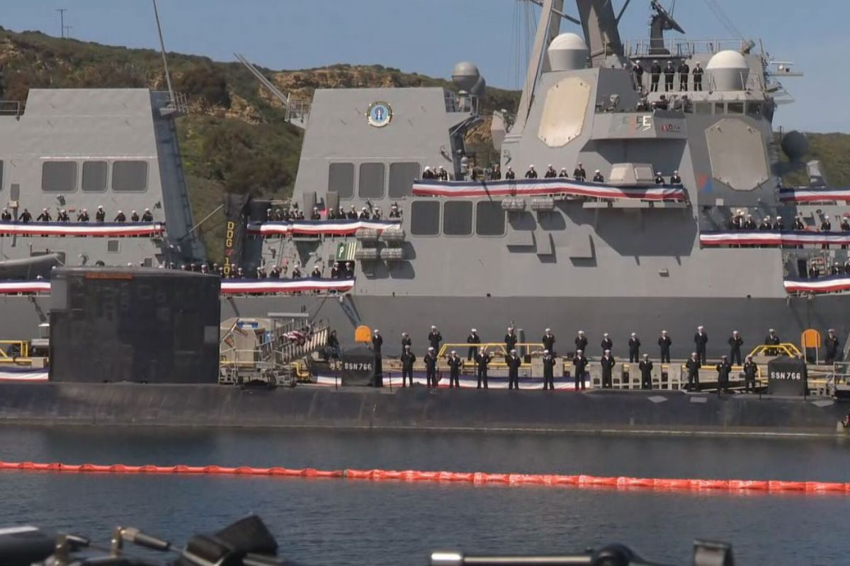 Article image for ‘Waste of money’: Protests erupt in Cockburn rejecting nuclear submarines in WA