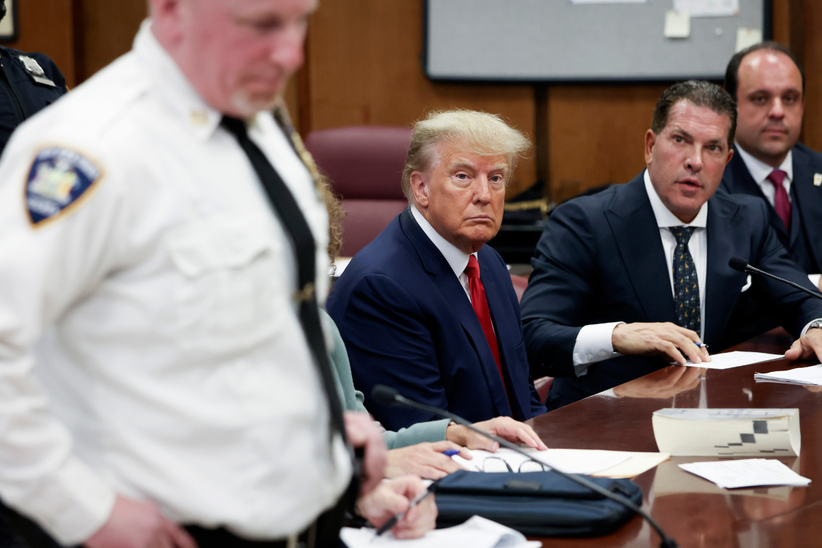 Article image for ‘Our country is going to Hell’: Trump pleads NOT GUILTY to felony charges