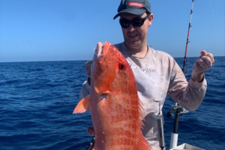 Inventor claims device can attract fish while repelling sharks