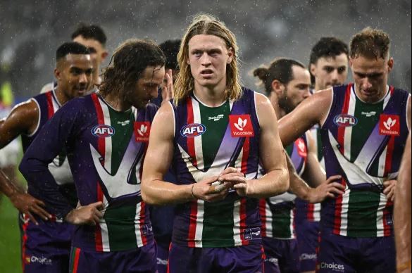 Article image for The Dockers plan a raining resurgence for wet weather clash with the Bombers
