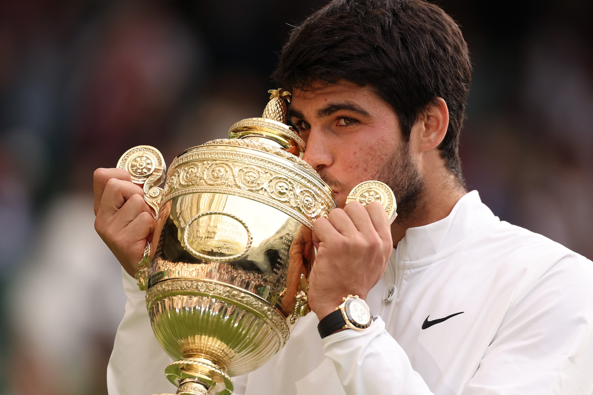 Article image for Alcaraz shatters Djokovich’s Wimbledon dreams