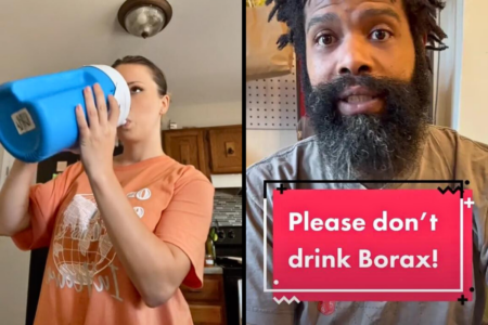 Drinking Borax: clearly a bad idea, but try telling the internet that