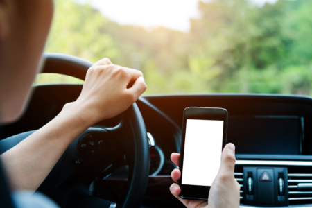 Troubling number of parents texting while driving