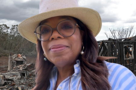 Oprah turned away from filming Maui wildfire devastation