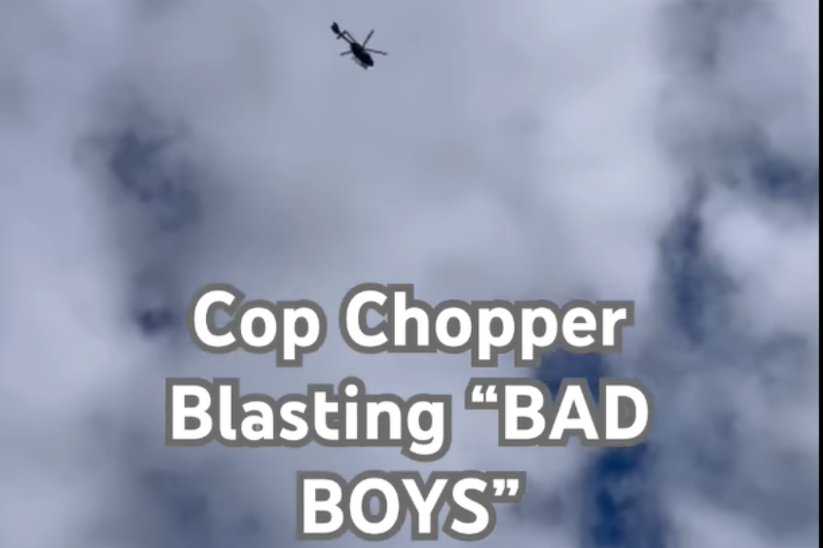Article image for WATCH: Cops blast ‘cringey’ music to spruik new choppers