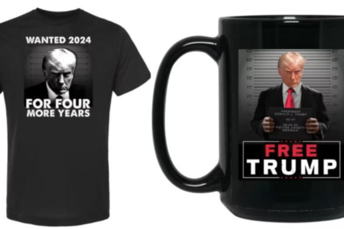Article image for Mug on a mug: Trump rakes it in from now-famous image
