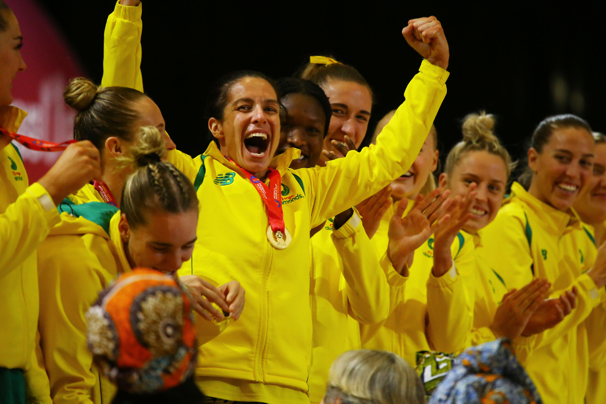 Article image for Diamonds dig deep to build momentous World Cup netball win