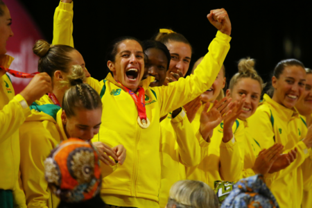 Diamonds dig deep to build momentous World Cup netball win