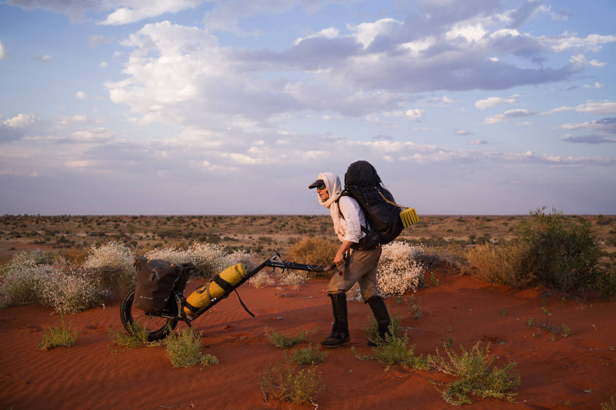 Article image for Swiss adventurer spends three month alone in Australian desert