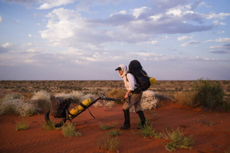Swiss adventurer spends three month alone in Australian desert
