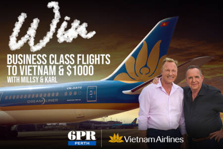 WIN A TRIP TO VIETNAM WITH MILLSY & KARL, THANKS TO VIETNAM AIRLINES & 6PR