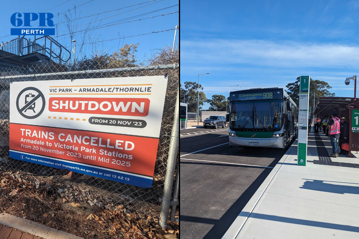 Article image for Off the rails: confusion mounts on first day of Armadale Line closure