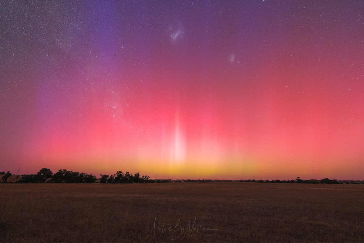Article image for ‘You’d think its photoshop’: Spectacular Aurora Australis stuns Narrogin locals