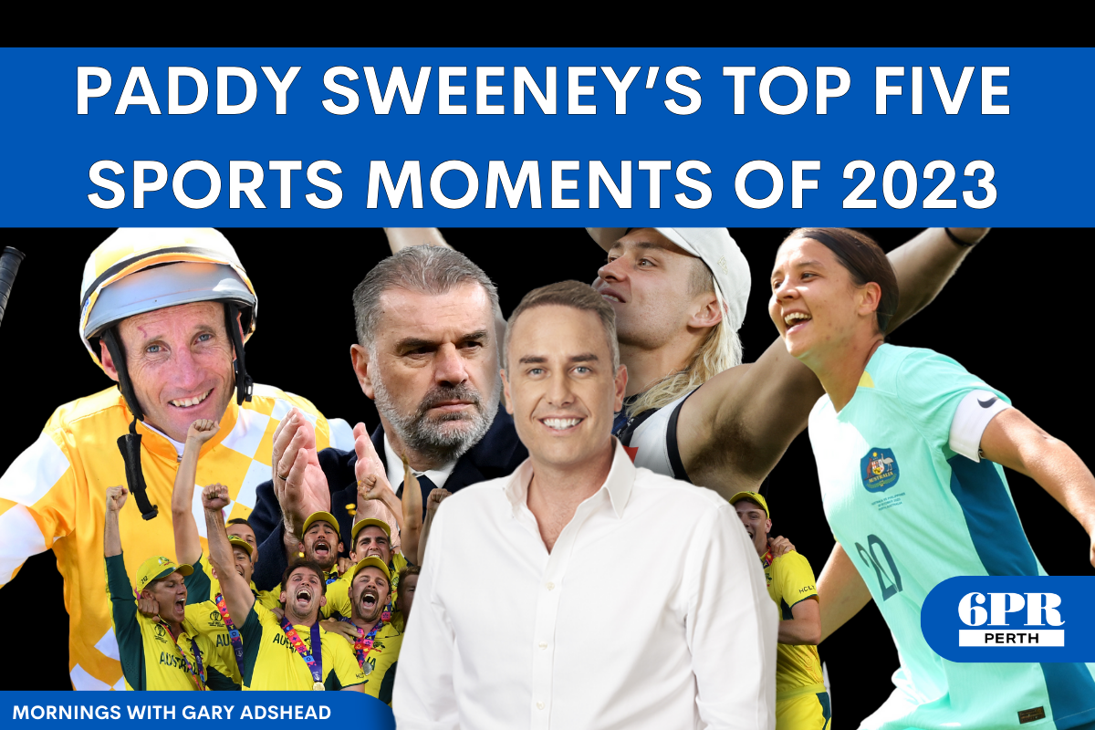 Article image for Paddy Sweeney’s top five Australian sports moments of 2023