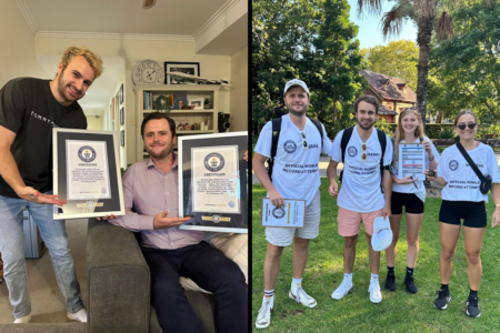 Aussie pride is back: Meet the two legends who set a pub crawl world record