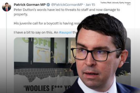 Member for Perth stands by claim Dutton is fueling anti-Woolworths violence