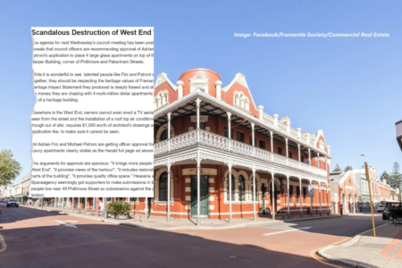 Fremantle Society deems West End development approval ‘absolute nonsense’