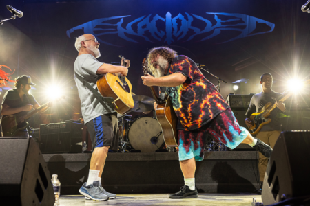 Calls for US band Tenacious D to be kicked out of Australia after on-stage comment