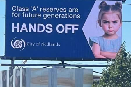 Digital ad booked by the City of Nedlands in opposition to children’s hospice