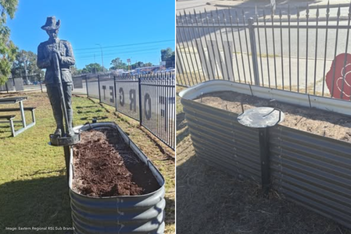Article image for Rumour Confirmed: Thieves desecrate RSL, stealing WWI soldier statue