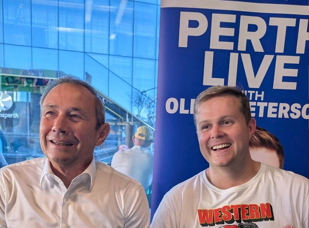 Article image for WA Premier Roger Cook joins Perth Live’s Oliver Peterson to celebrate the newest NRL team Perth Bears