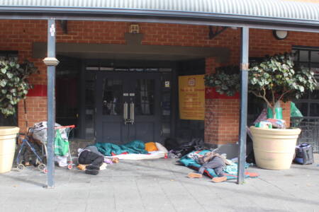 Fremantle’s homelessness crisis deepens with rough sleepers outside vacant Hungry Jack’s