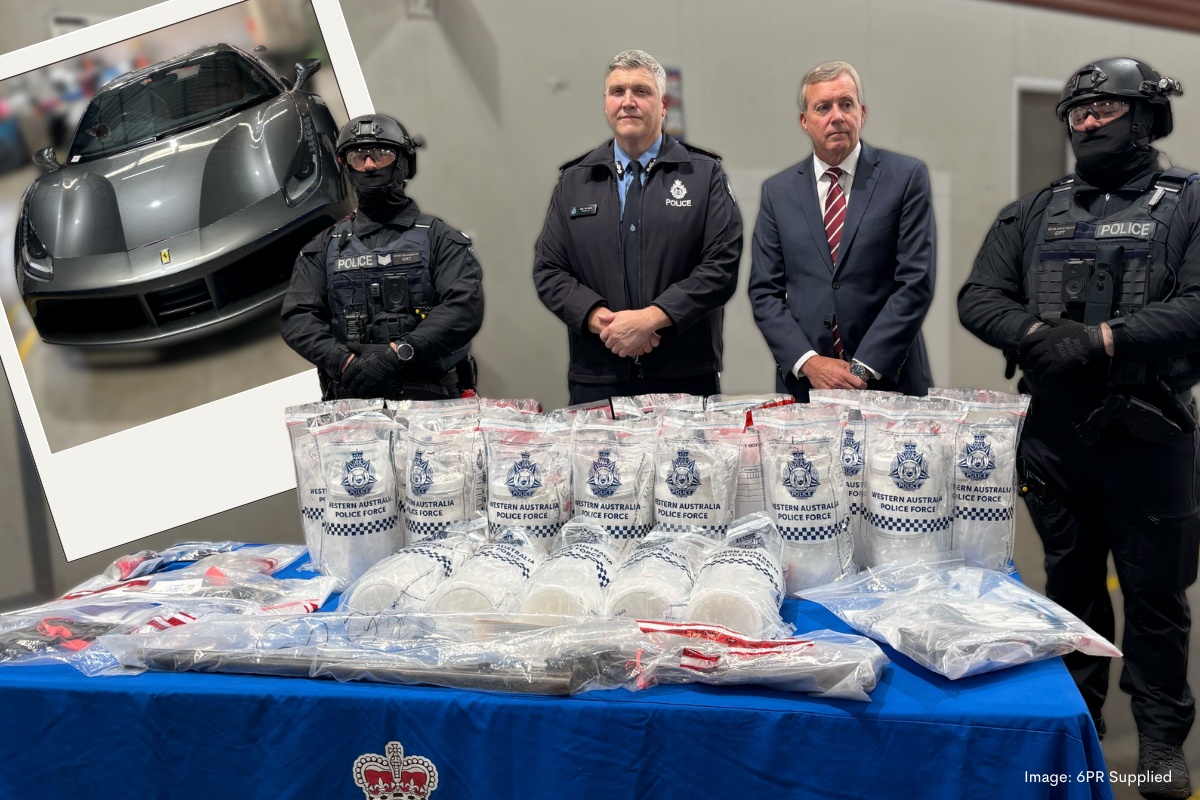 Article image for WA Police showcase major seizures made across Perth