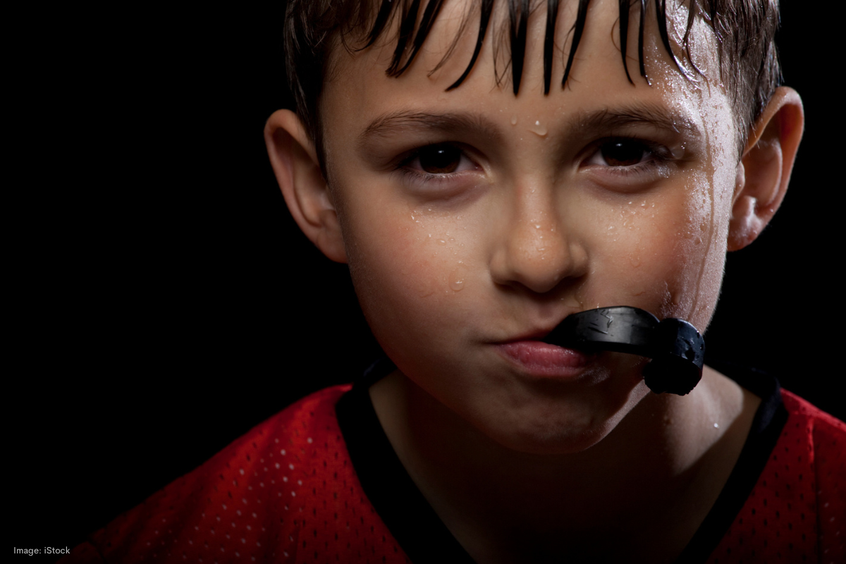 Article image for The mouthguard that could alleviate parents’ concerns about concussions in sports