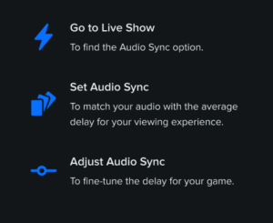 Audio Sync - How to Use steps